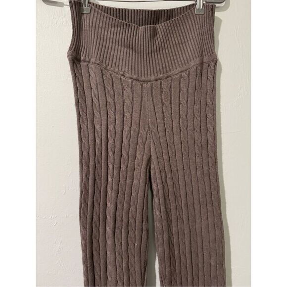 Blink brown knit chunky pants M - Picture 4 of 6